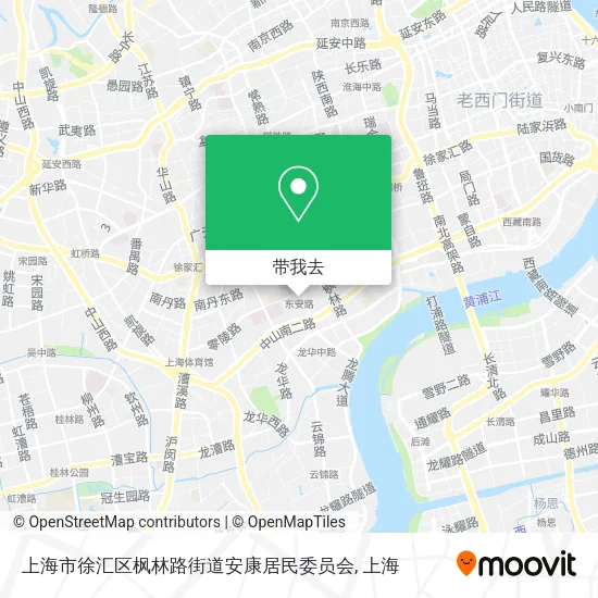 上海市徐汇区枫林路街道安康居民委员会地图