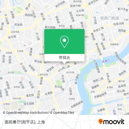 圆苑餐厅(宛平店)地图