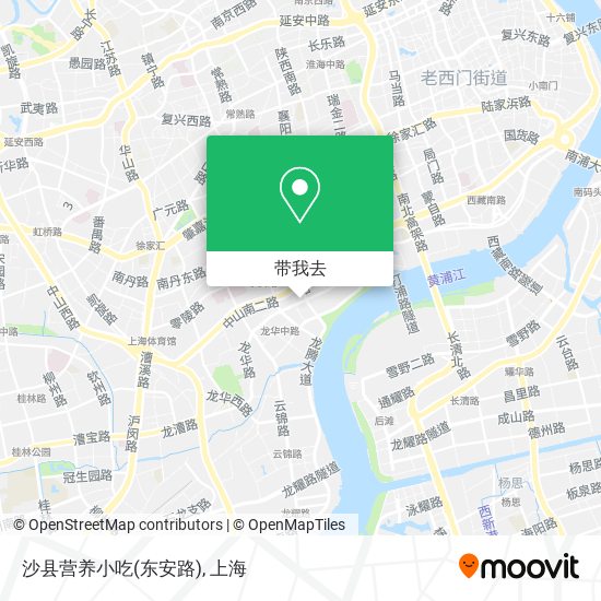 沙县营养小吃(东安路)地图