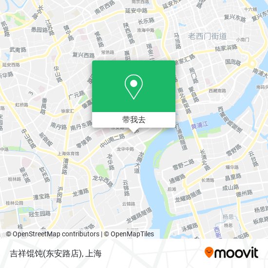 吉祥馄饨(东安路店)地图