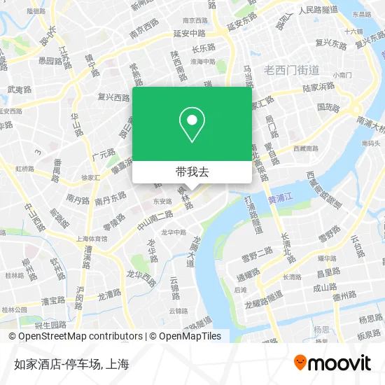 如家酒店-停车场地图