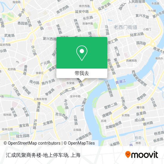 汇成民聚商务楼-地上停车场地图
