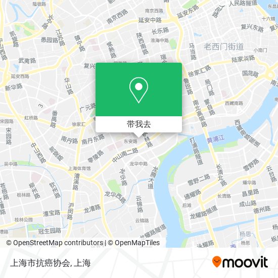 上海市抗癌协会地图