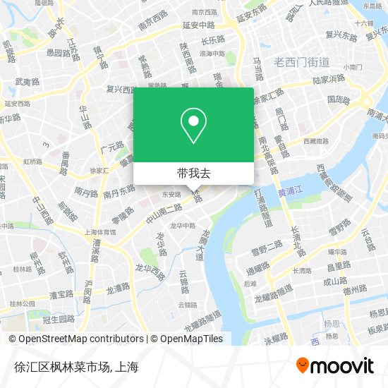 徐汇区枫林菜市场地图