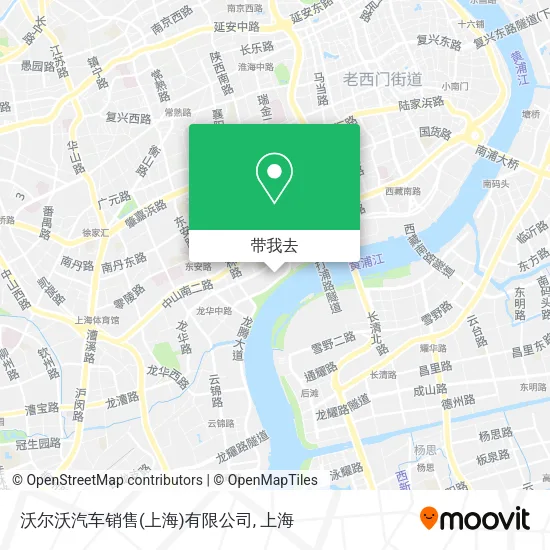 沃尔沃汽车销售(上海)有限公司地图