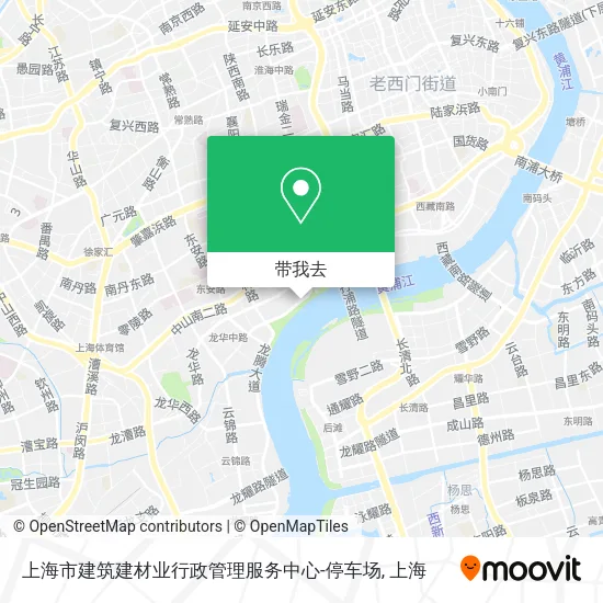上海市建筑建材业行政管理服务中心-停车场地图
