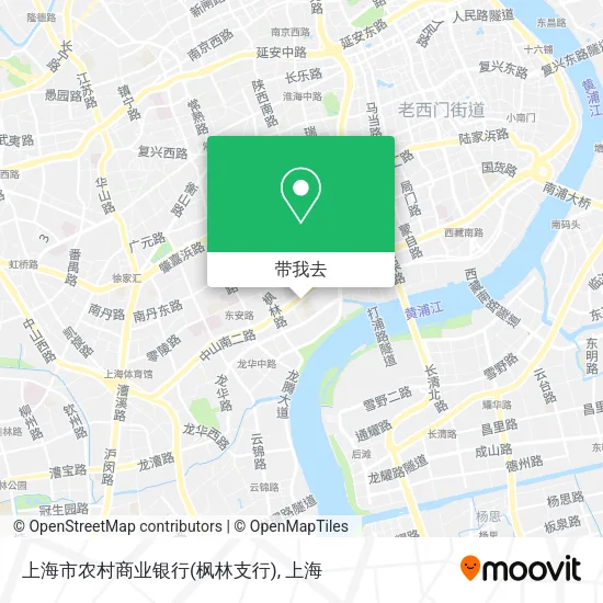 上海市农村商业银行(枫林支行)地图