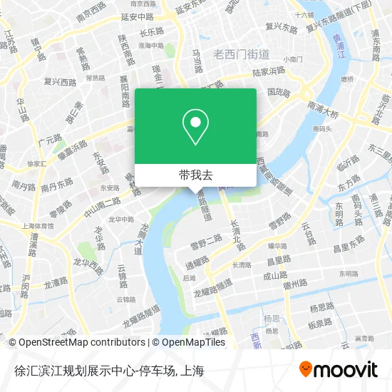 徐汇滨江规划展示中心-停车场地图