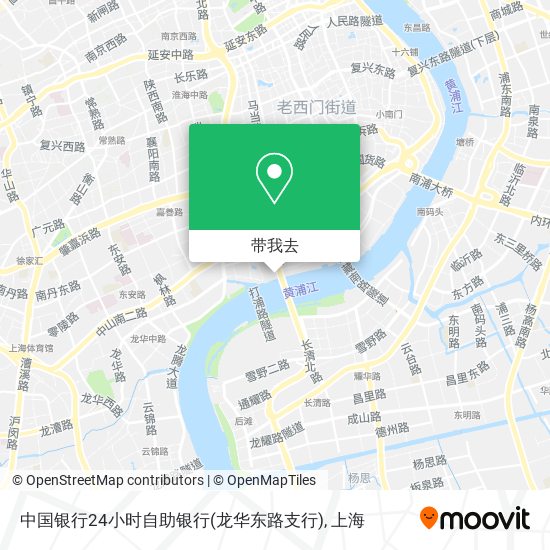 中国银行24小时自助银行(龙华东路支行)地图