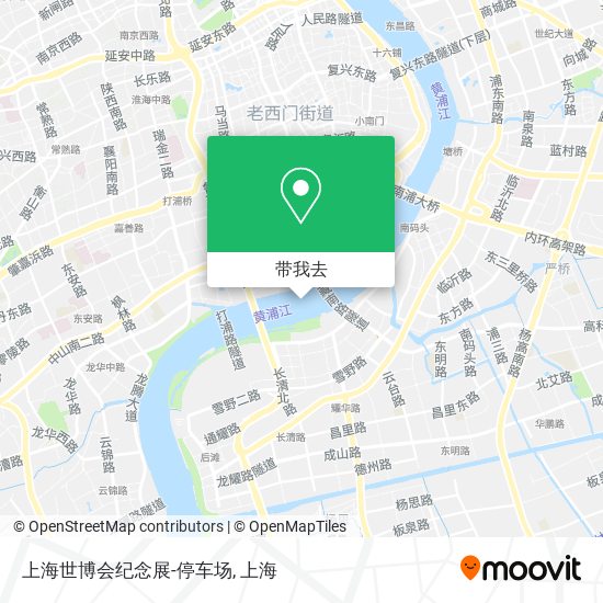 上海世博会纪念展-停车场地图