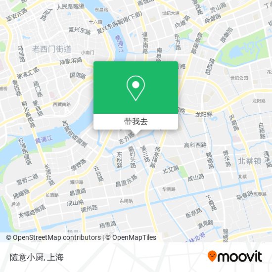 随意小厨地图