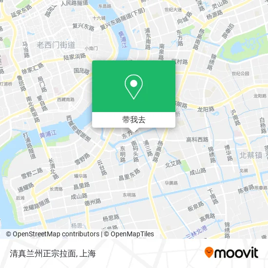 清真兰州正宗拉面地图