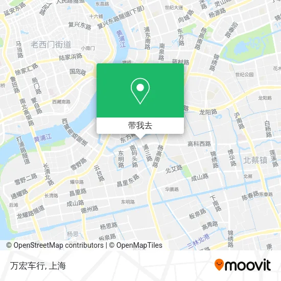 万宏车行地图