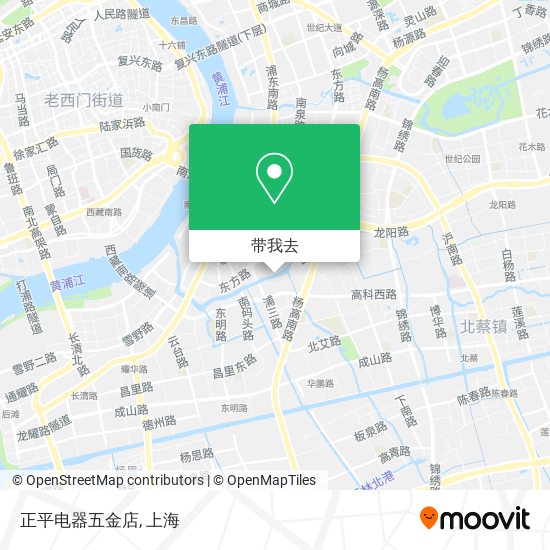 正平电器五金店地图