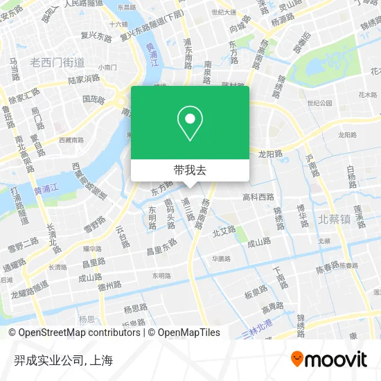 羿成实业公司地图