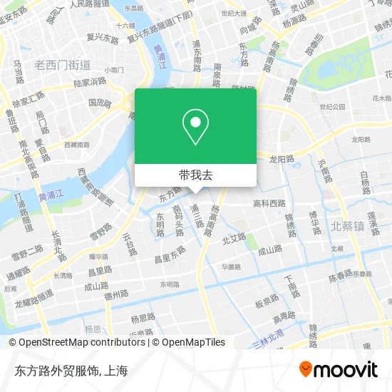 东方路外贸服饰地图
