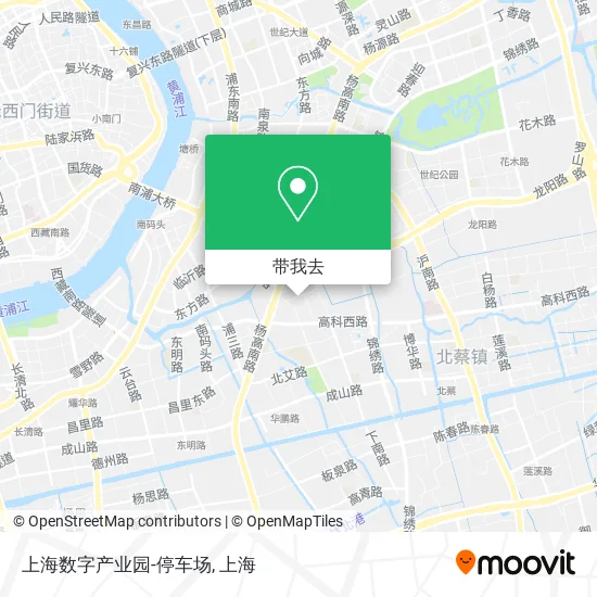 上海数字产业园-停车场地图