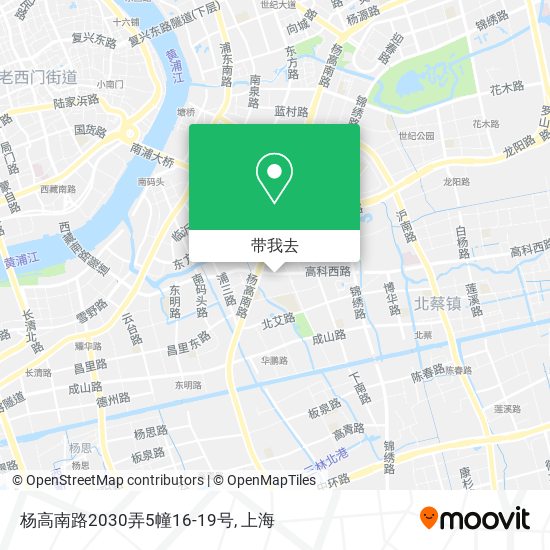 杨高南路2030弄5幢16-19号地图