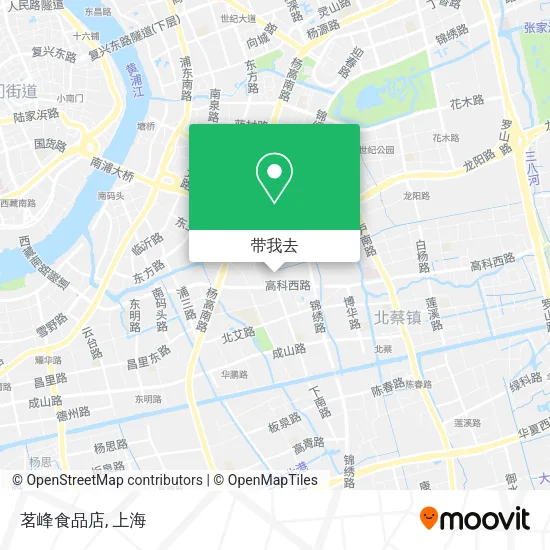 茗峰食品店地图
