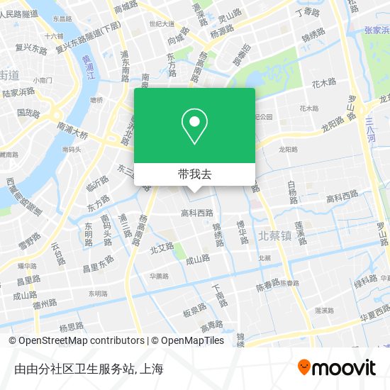 由由分社区卫生服务站地图