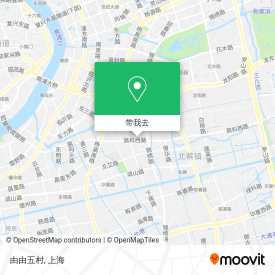 由由五村地图