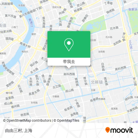 由由三村地图