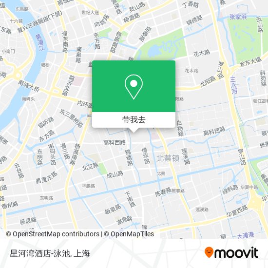 星河湾酒店-泳池地图