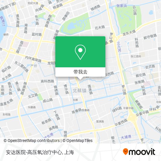 安达医院-高压氧治疗中心地图