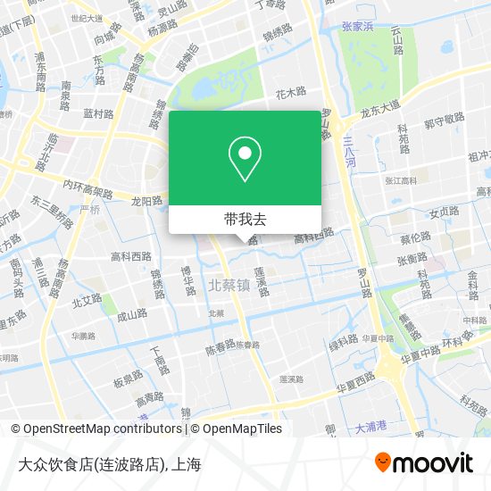 大众饮食店(连波路店)地图