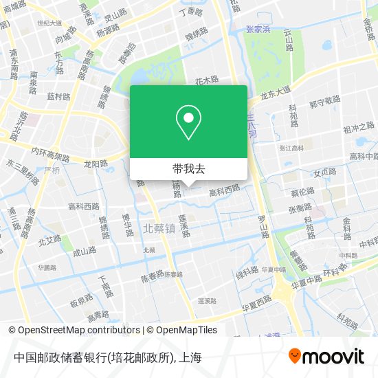 中国邮政储蓄银行(培花邮政所)地图