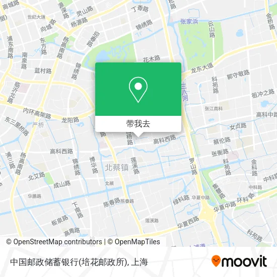 中国邮政储蓄银行(培花邮政所)地图