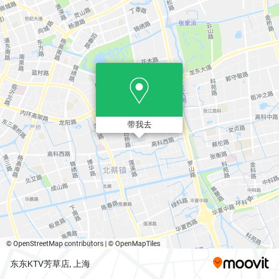 东东KTV芳草店地图