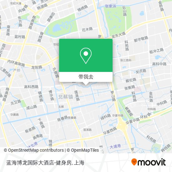 蓝海博龙国际大酒店-健身房地图
