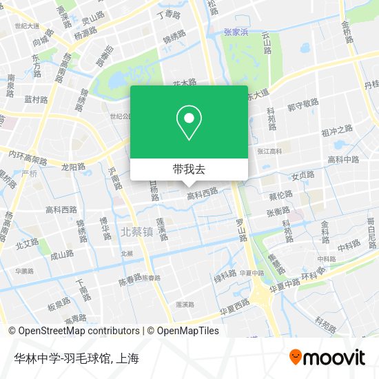 华林中学-羽毛球馆地图
