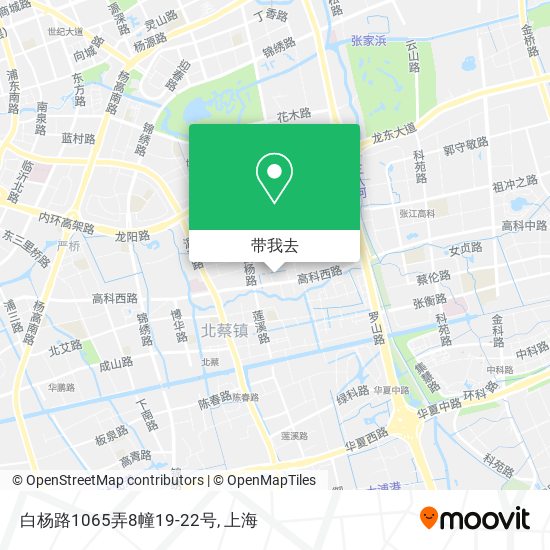 白杨路1065弄8幢19-22号地图