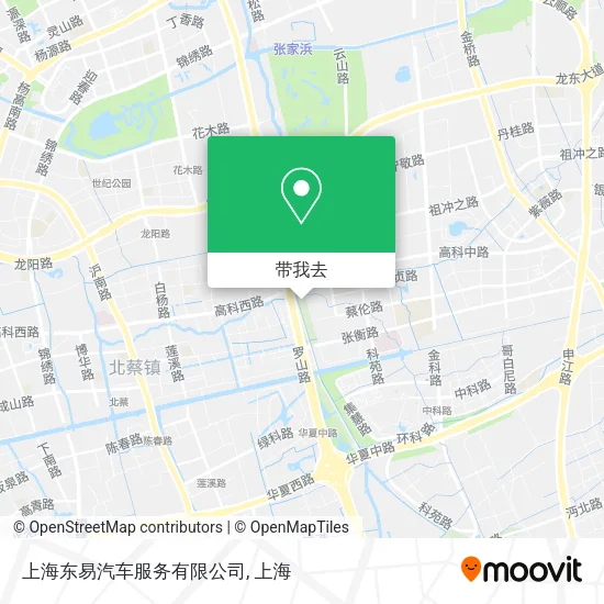 上海东易汽车服务有限公司地图
