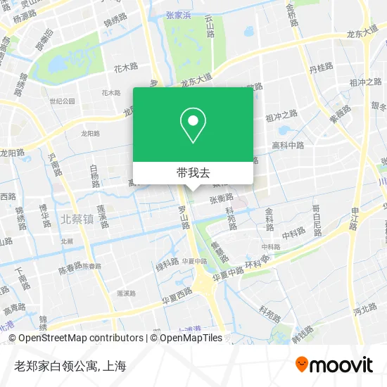 老郑家白领公寓地图