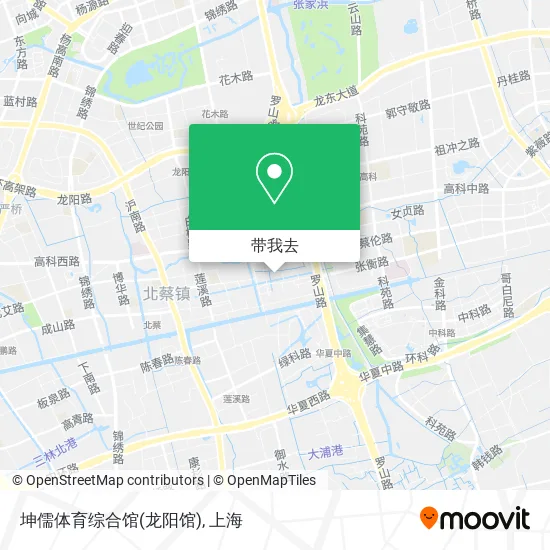 坤儒体育综合馆(龙阳馆)地图