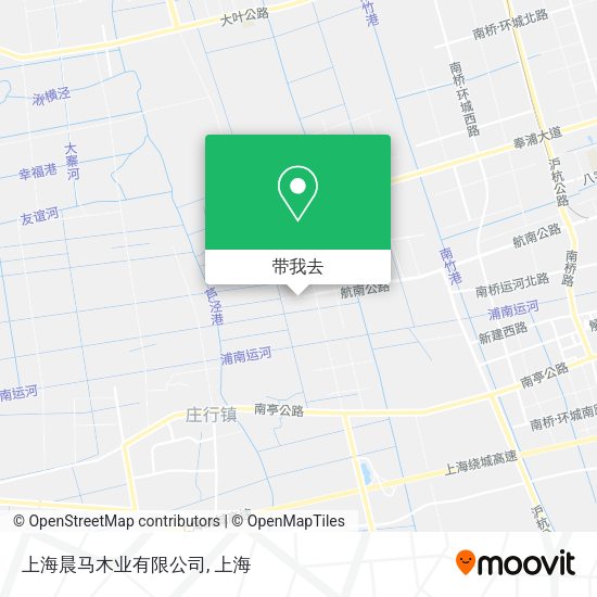上海晨马木业有限公司地图