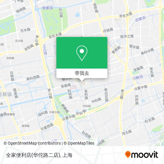 全家便利店(华佗路二店)地图