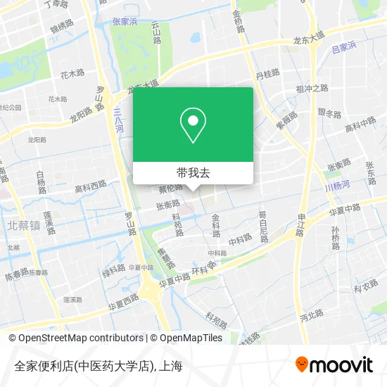 全家便利店(中医药大学店)地图