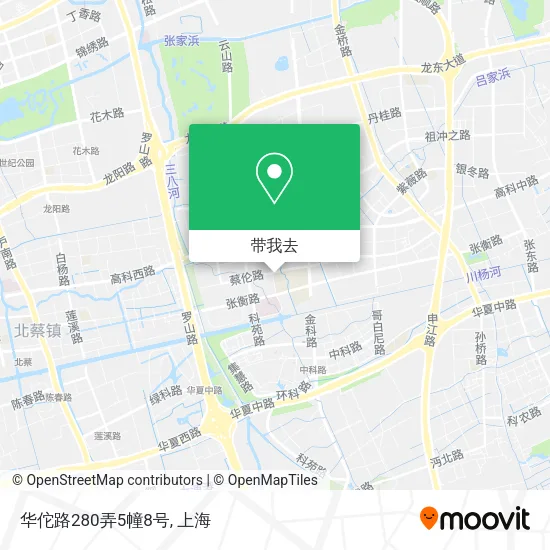 华佗路280弄5幢8号地图