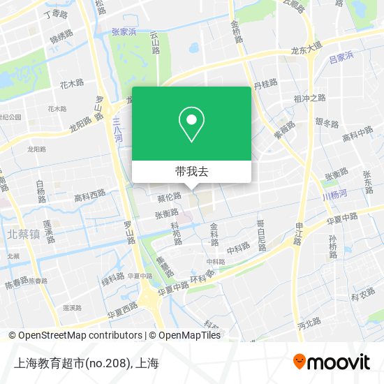 上海教育超市(no.208)地图