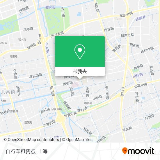 自行车租赁点地图