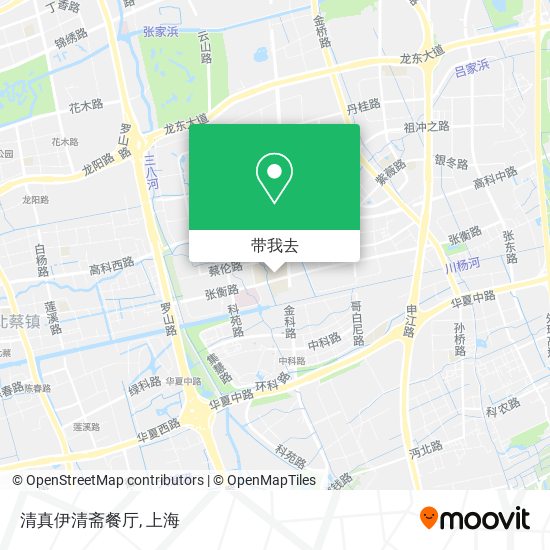 清真伊清斋餐厅地图