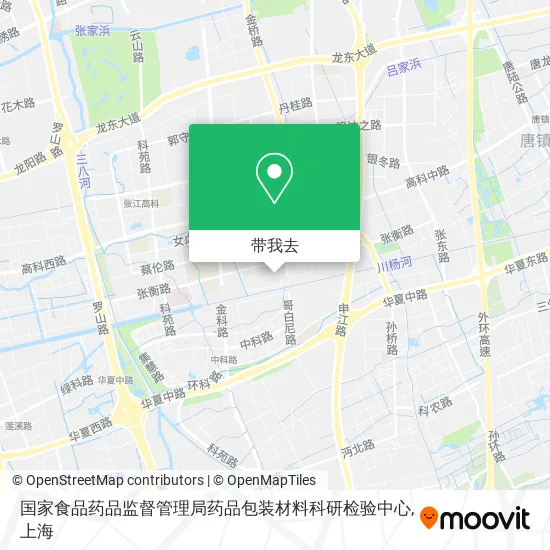 国家食品药品监督管理局药品包装材料科研检验中心地图