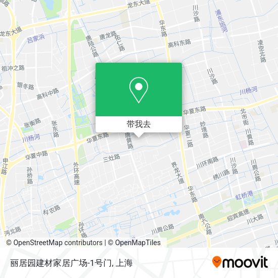 丽居园建材家居广场-1号门地图