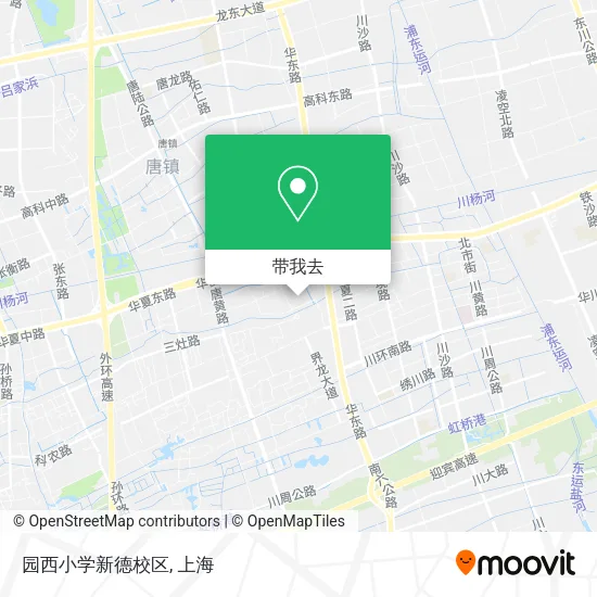 园西小学新德校区地图
