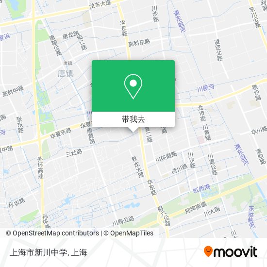 上海市新川中学地图