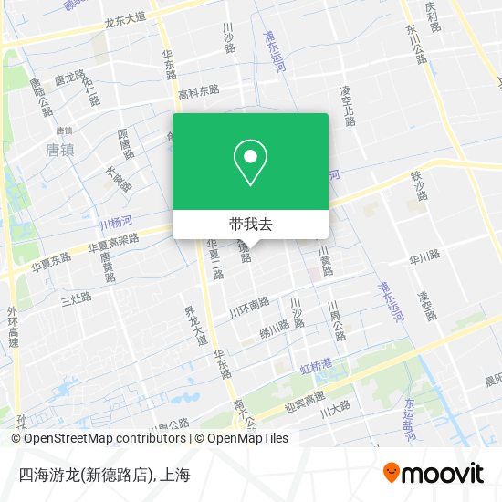 四海游龙(新德路店)地图